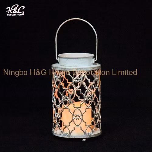 Cylindrical Home Decoration LED Candle Lantern