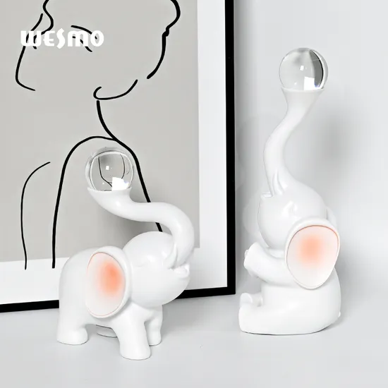 Resin Elephant Figurines Animal Statue Home Decoration