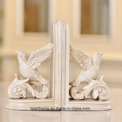 Sujetalibros Sujetalibros Arte y artesanía tradicionales Escultura de pájaros en relieve de resina