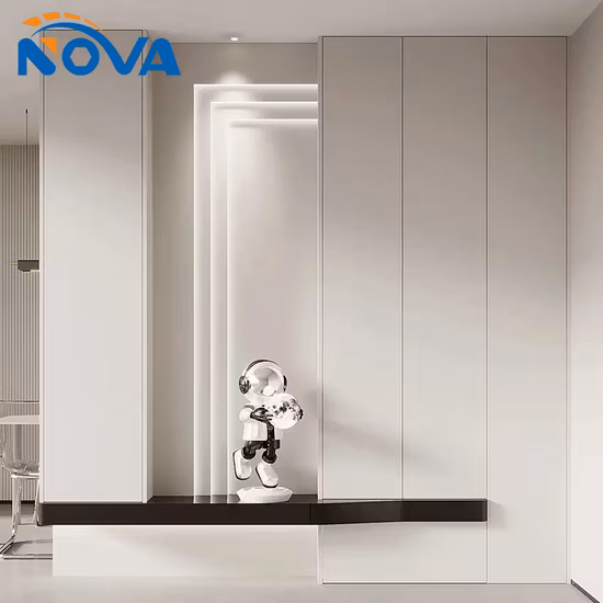 Muebles artificiales blancos concisos modernos de la estatuilla de la figura de Polyresin de la señora